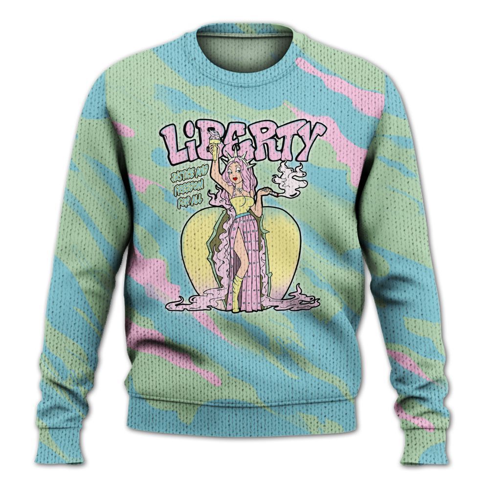 Knitted Sweater To Match SB Dunk Low Visty - Midwest Cartoon Colored