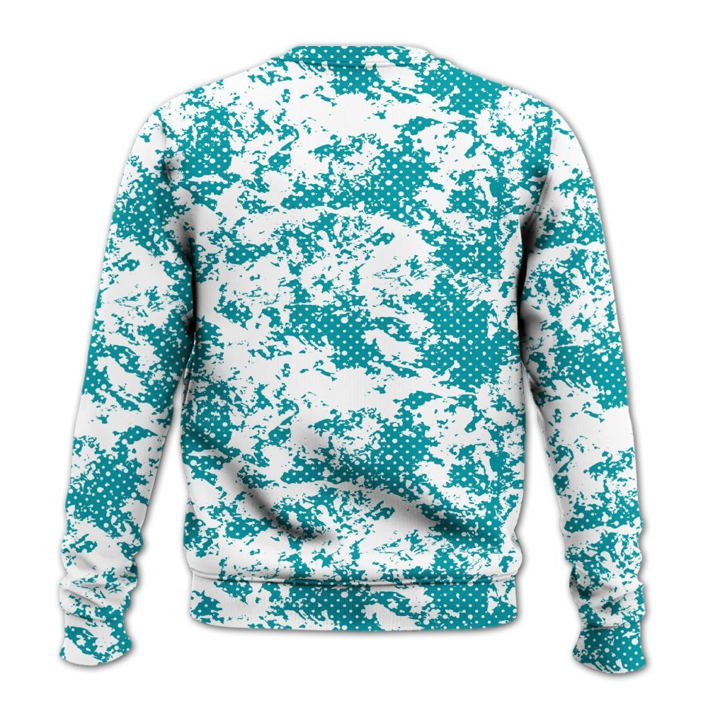 Sweatshirt To Match Air Griffey Max Aquamarine 1s - Show Me The Money Retro All Over Print