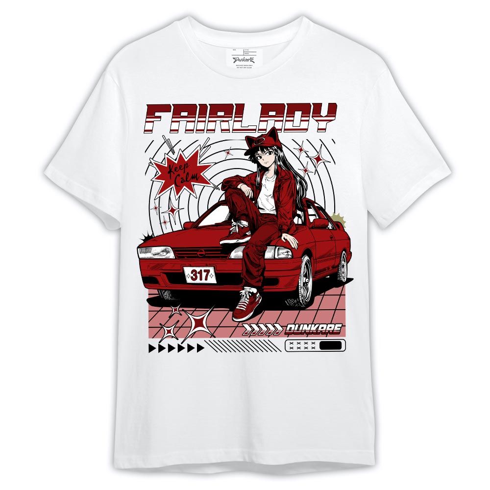 Shirt To Match Shirt Keep Calm Fairlady, 12 Red Taxi T-- To Match Sneaker Red Taxi 12s Graphic Tee 2404 LTRP