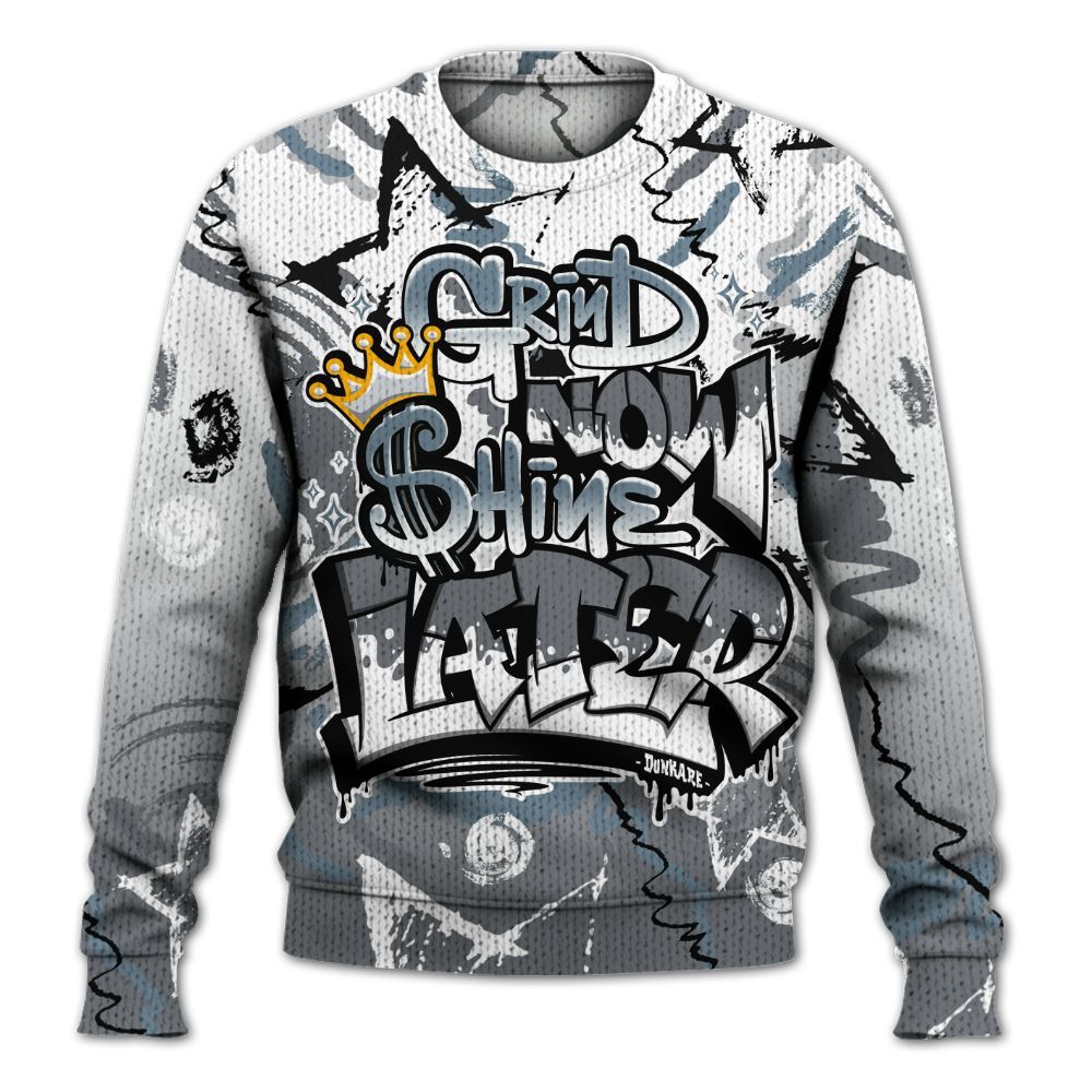 Knitted Sweater To Match Air Max DN Silver Bullet - Grind Shine Later Drip