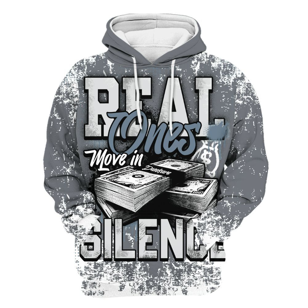 Hoodie To Match Air Max DN Silver Bullet - Move In Silence Money Street Retro All Over Print