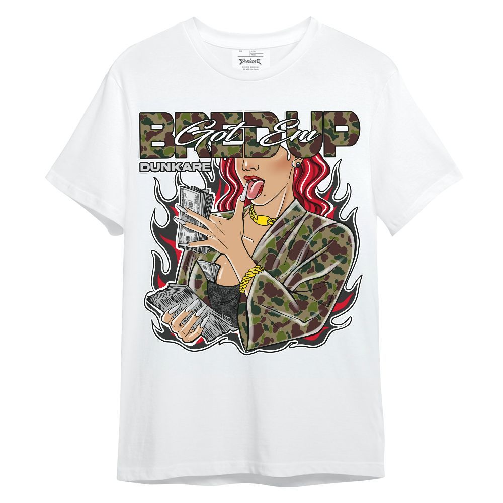 Shirt To Match Air Max 90 Duck Camo Red - Bred'up Unique Unisex Shirt