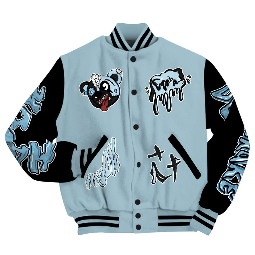 Varsity Jacket To Match Chambray 7s - Havok Bear All Over Print