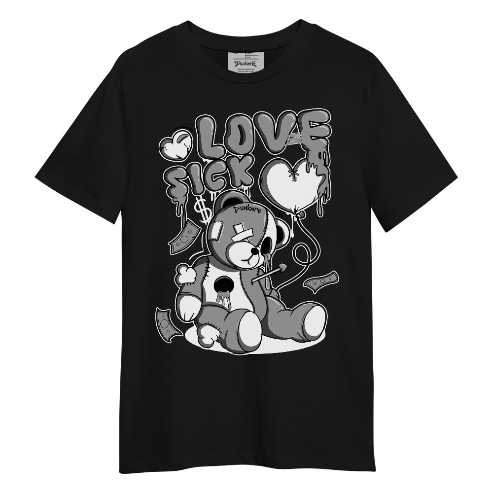 Shirt To Match Black Wolf Grey 12s - Graphic Love Sick Unisex Shirt