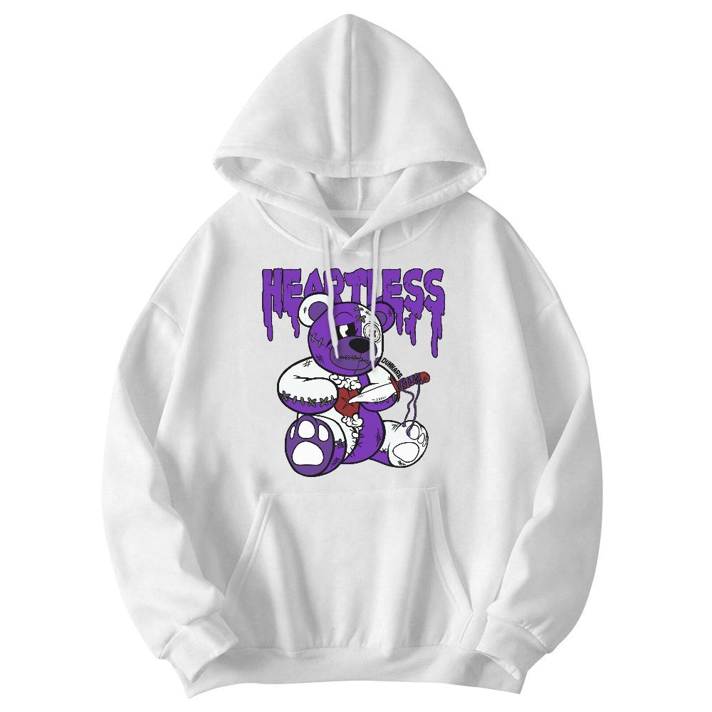 Sweatshirt To Match Retro Dark Iris 3s - Heartless Bear Graphic