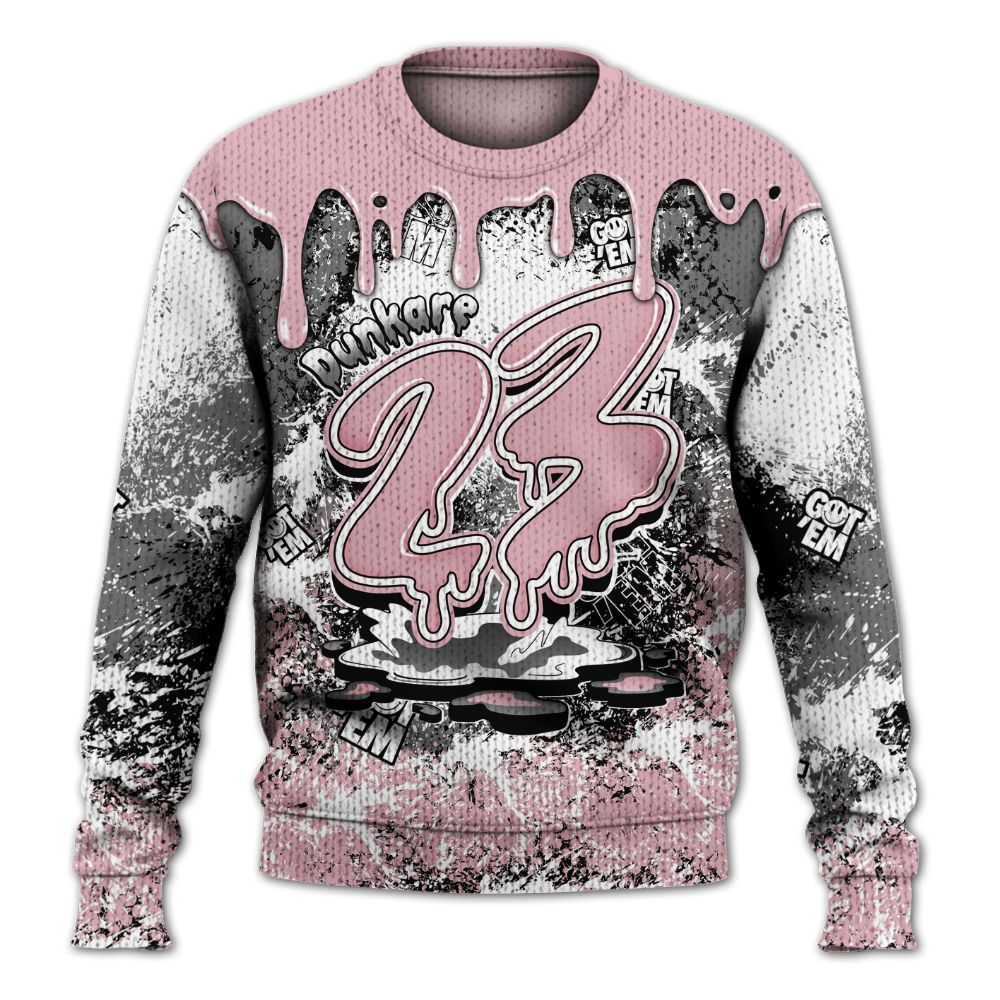 Knitted Sweater To Match Air Max DN Pink Foam - Dripping 23 Drip