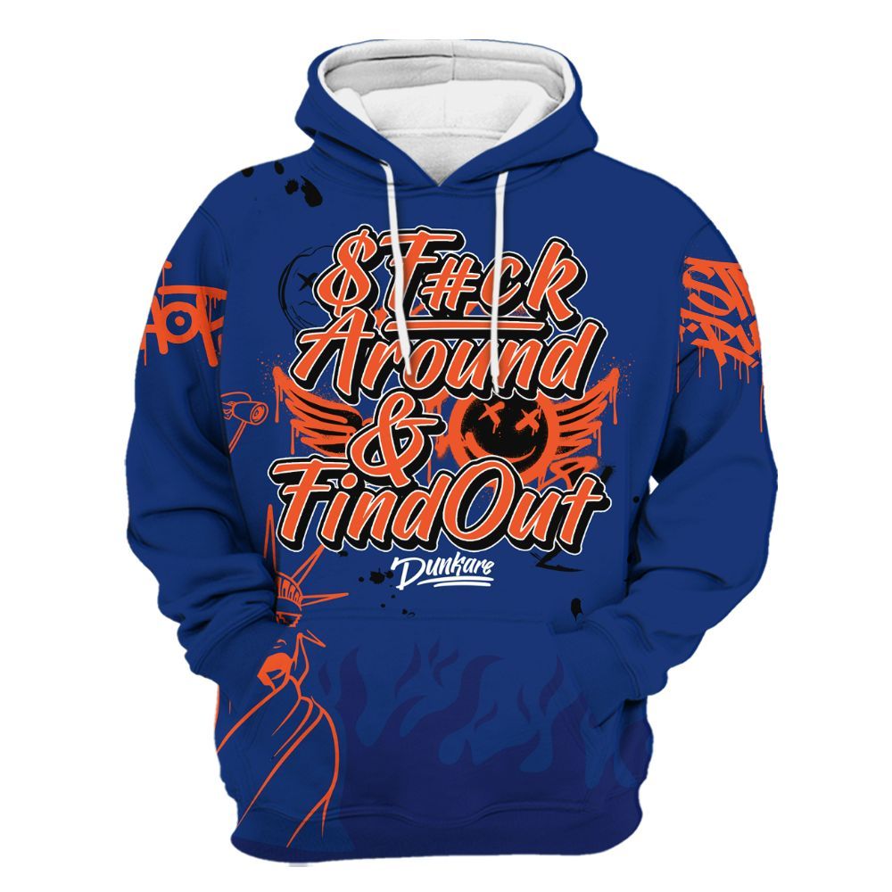 Hoodie To Match Suede GS League - Graphic Fck Around Find Out All Over Print