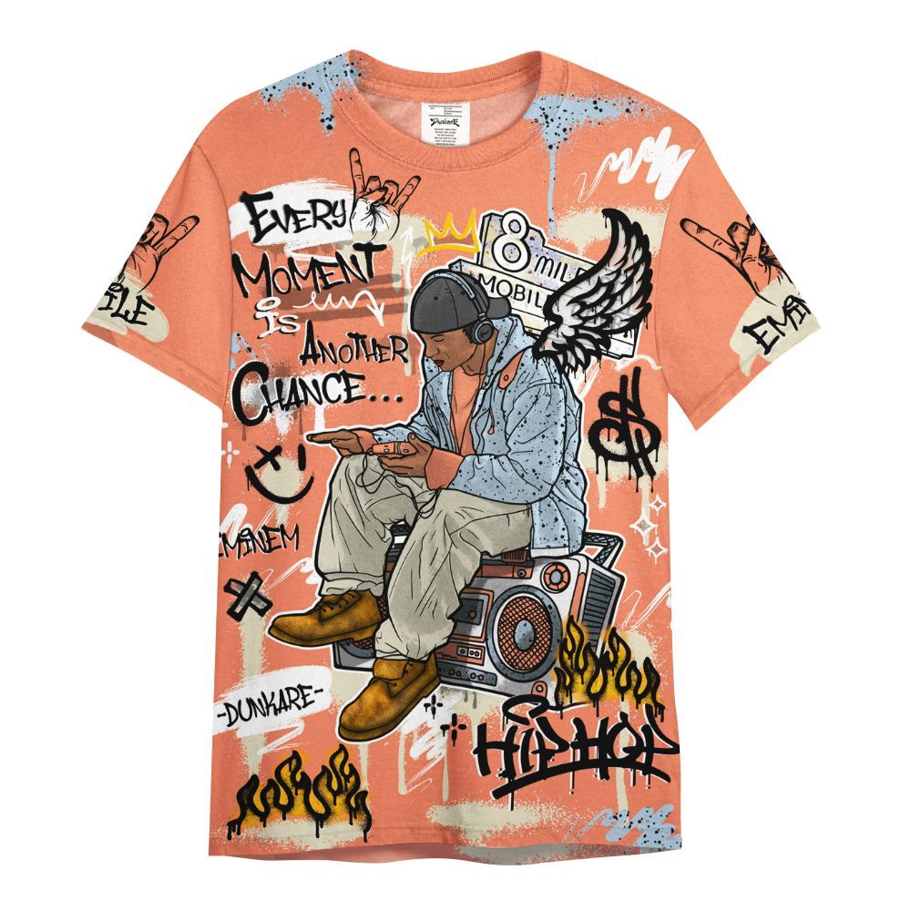 Shirt To Match Dunk Low Strawberry Waffle - 8Mile Movie Graffiti All Over Print