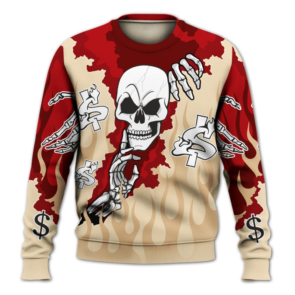 Sweatshirt To Match Dunk Low Strawberry Waffle - Ones Move In Silence Graphic Trapped All Over Print