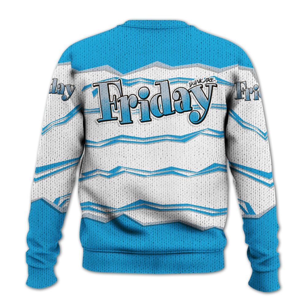 Sweater To Match University Blue Low 2026 11s - Friday Movie 90s TV Graphic