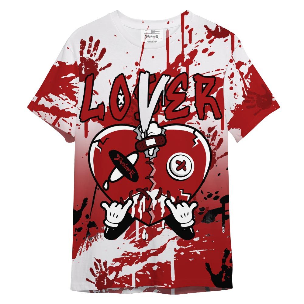 Shirt To Match T-Shirt Loser Lover Drip Heart, 12 Red Taxi T-- To Match Sneaker Red Taxi 12s 2504 NCT