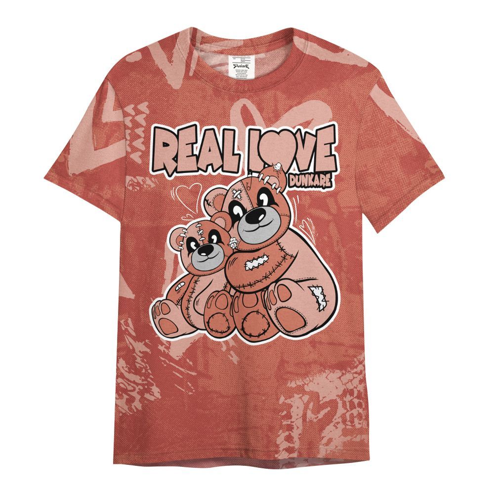 Shirt To Match Dune Red 13s - Sincere Fondness Bear All Over Print