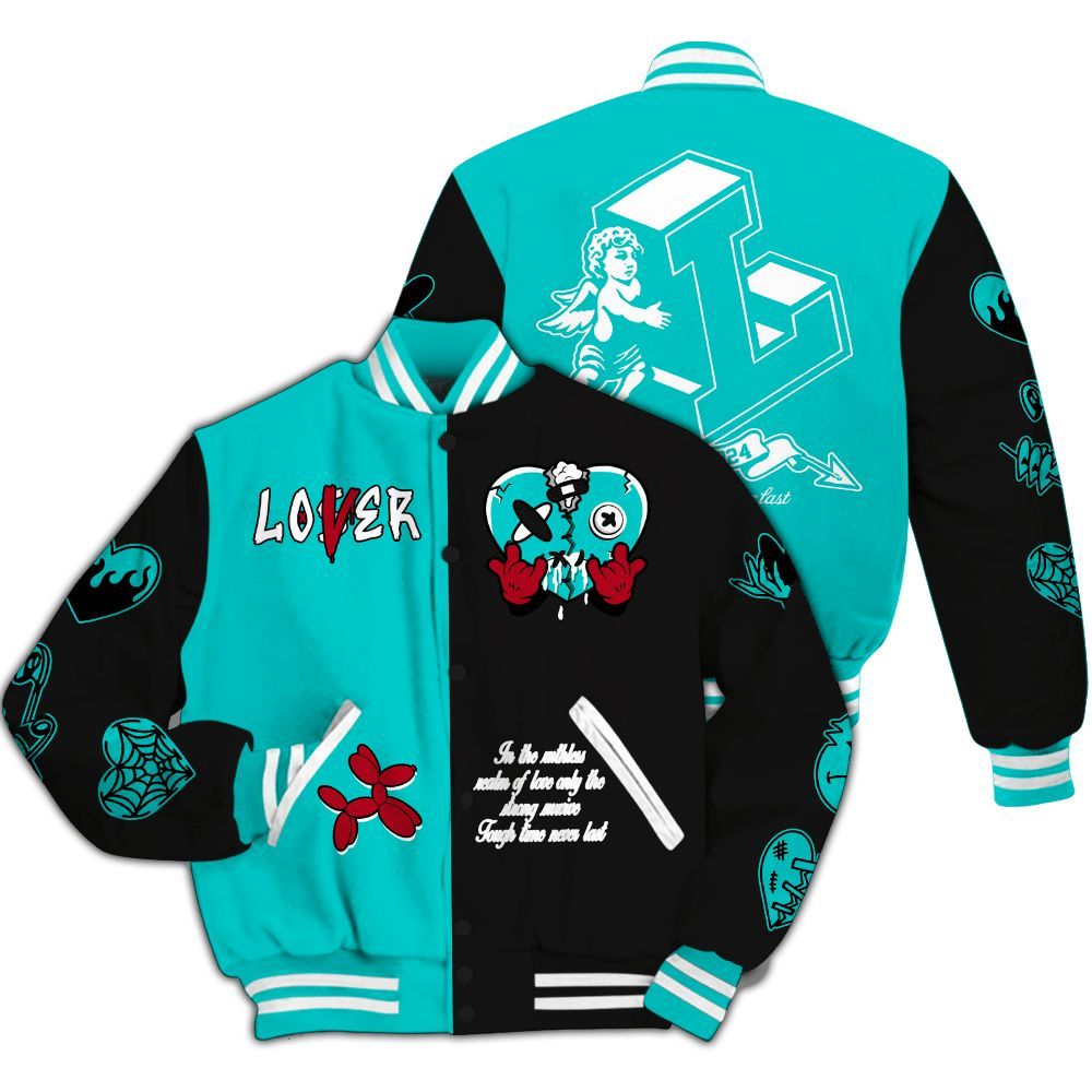 Varsity Jacket To Match Air Griffey Max 1 Freshwater - Loser Lover Heart F Ck Love All Over Print