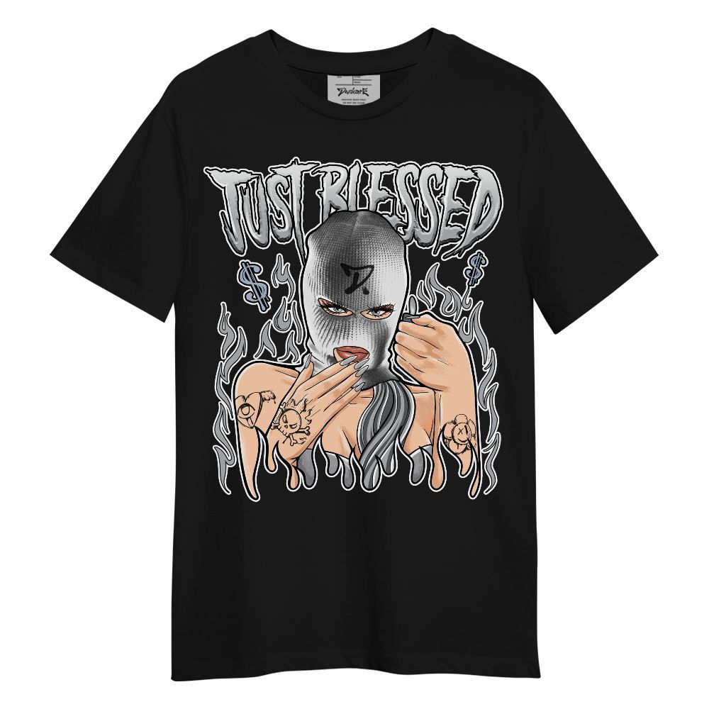 Shirt To Match Low OG Wolf Grey 1s - Blessed!! Unisex Shirt