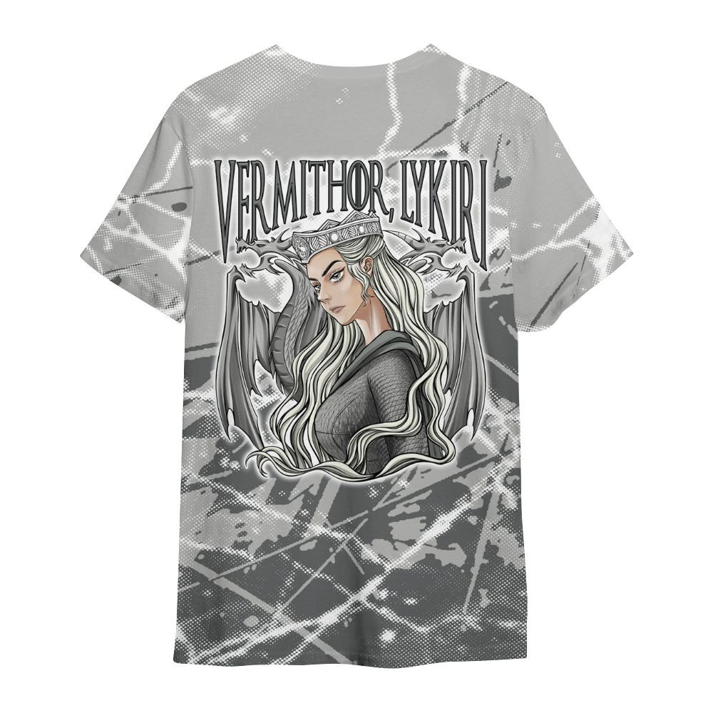 Shirt To Match Retro Wet Cement 4s - Dragon's Mom! Profound All Over Print