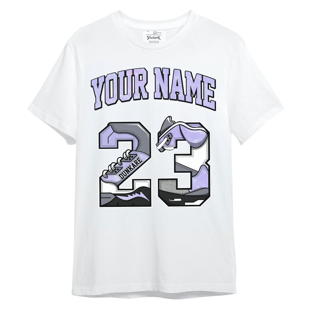Shirt To Match Zen Master 4s - Custom Name Number 23 5s Unisex Shirt
