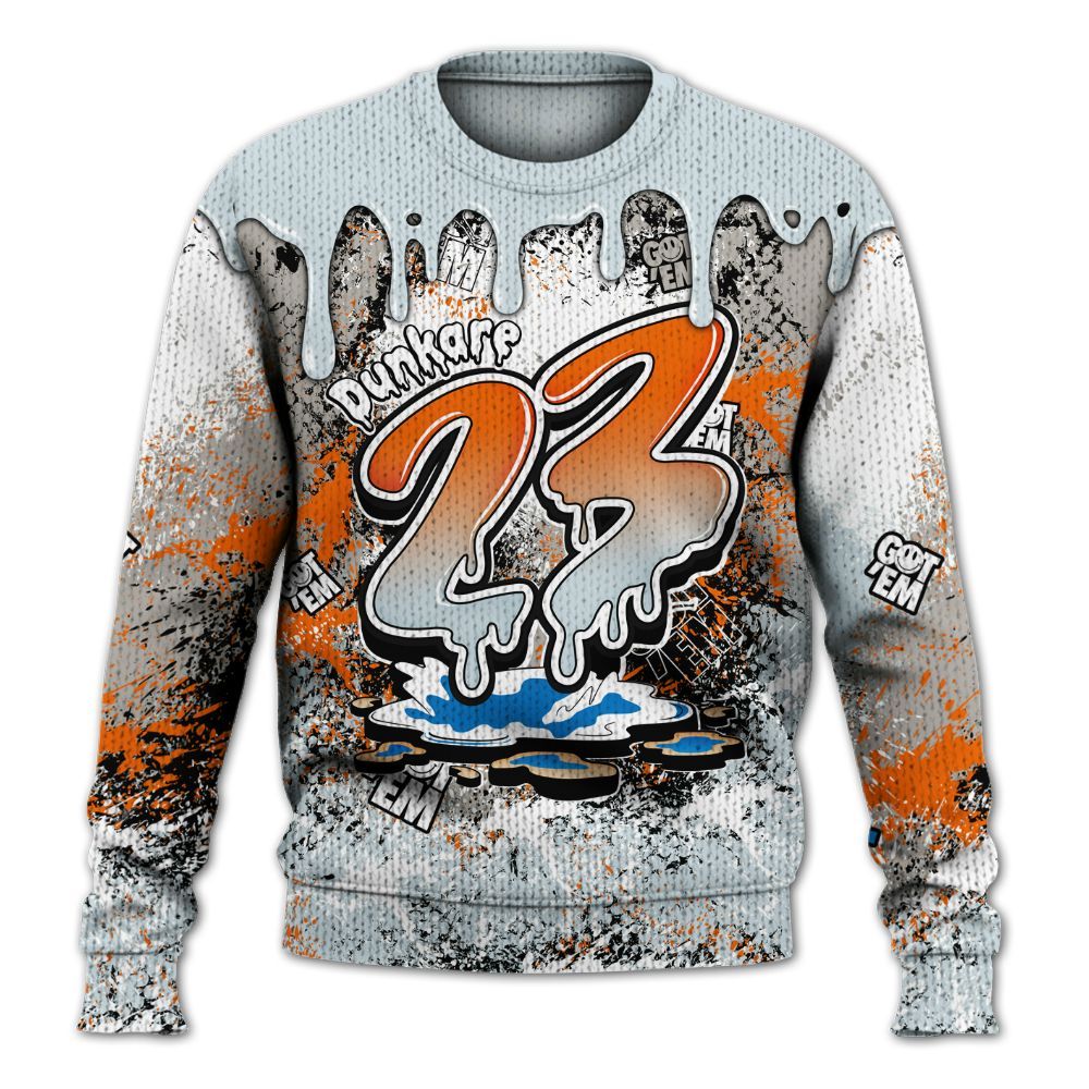 Sweater To Match Retro High OG Alaska 1s - Dripping 23 Drip Graphic