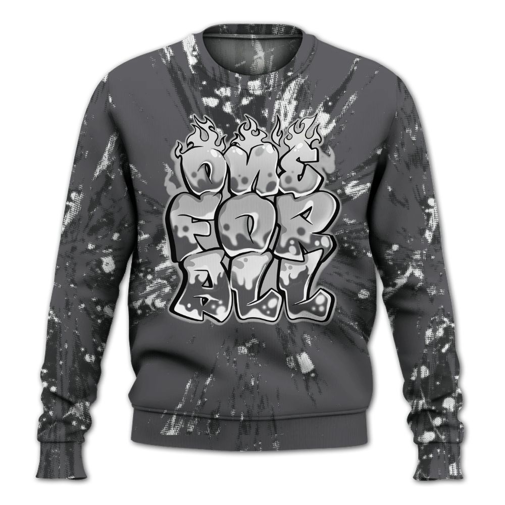 Sweatshirt To Match White Thunder 4s - Ones For All Graphic Luxury All Over Print