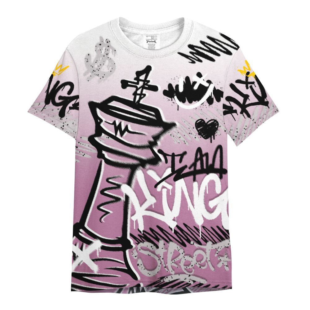 Shirt To Match Neutral Grey Black White Orchid 4s - Street King Chess Streetwear All Over Print
