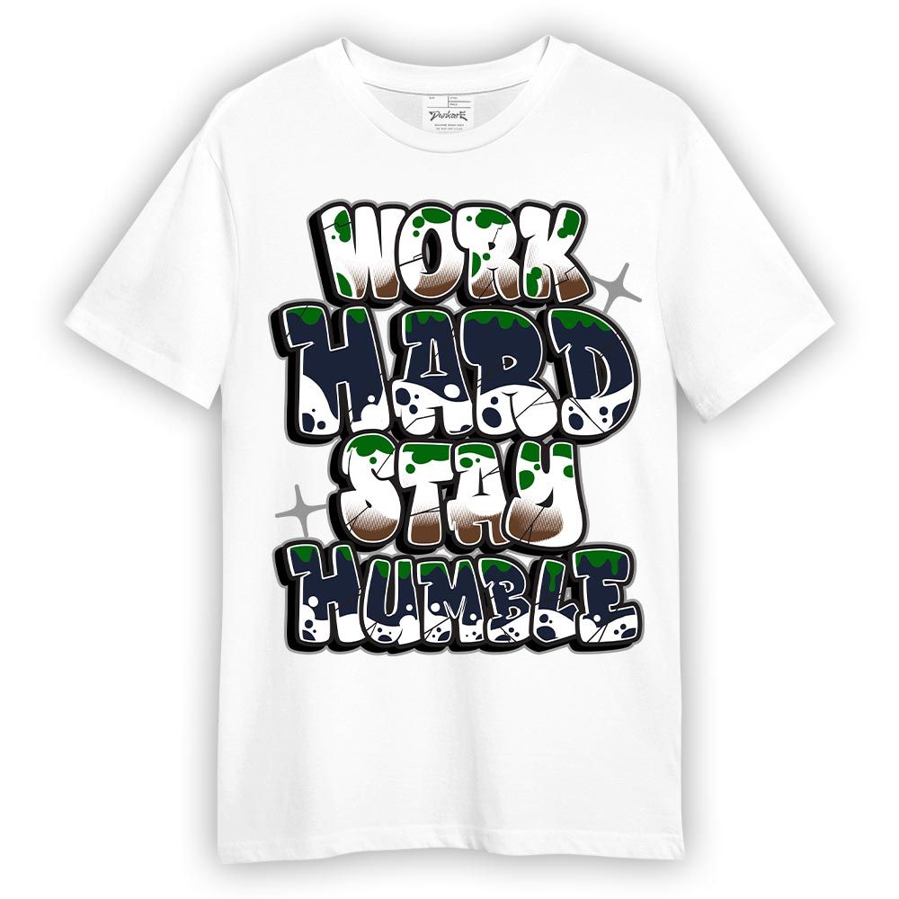 Shirt To Match Midnight Navy 13s - Working Hard And Humble Graphic Shirt Unisex