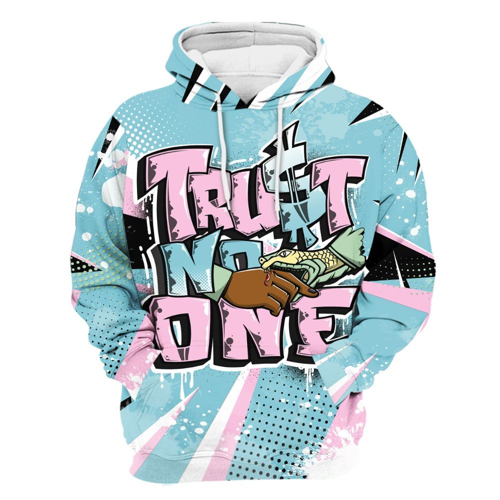 Hoodie To Match SB Dunk Low Visty - Poly Trust No One Dripping All Over Print