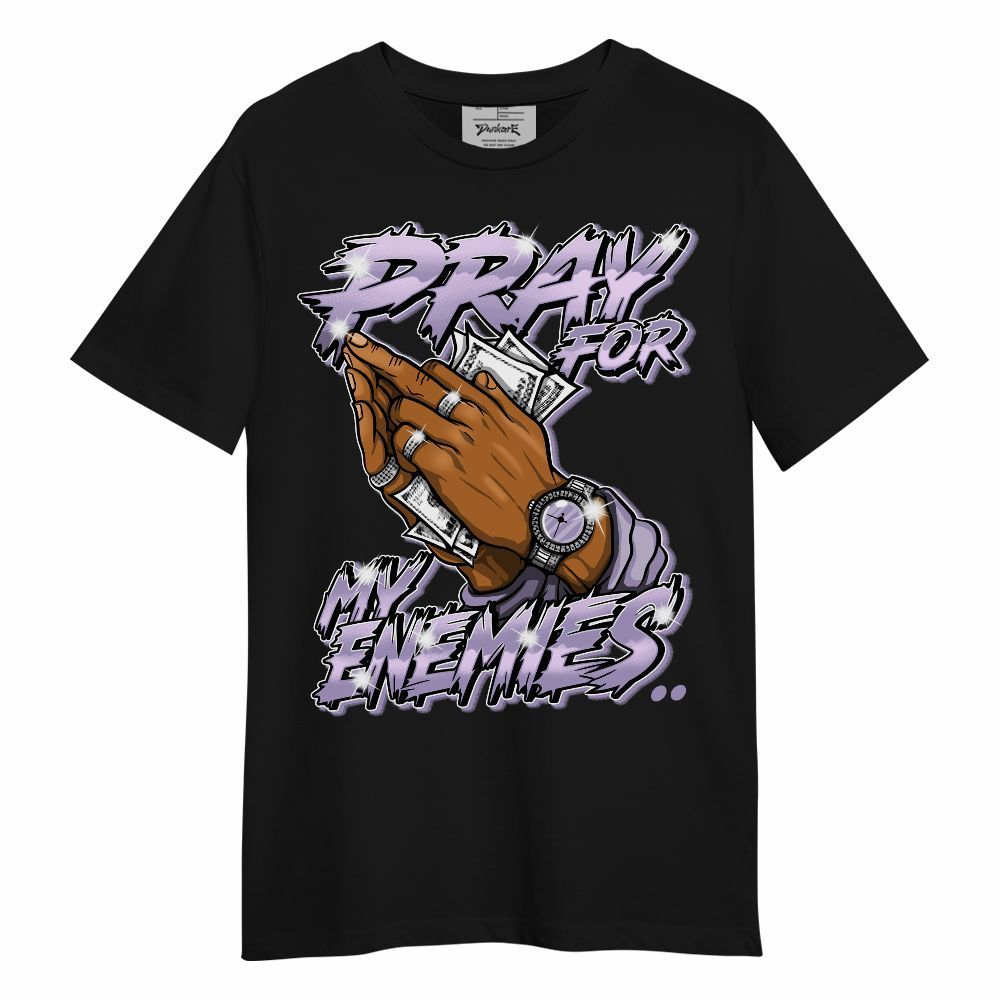 Shirt To Match Low Pure Violet 11s - Prayed For Enemies Graphic Unisex Shirt