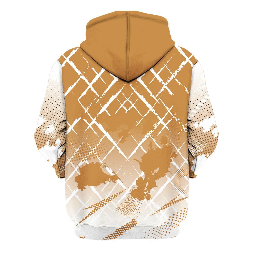 Hoodie To Match Dunk Low Nature Wheat Suede - Halftone Stand Business Dripping All Over Print