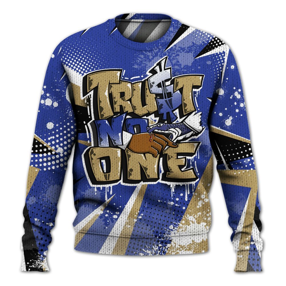 Knitted Sweater To Match Air 180 Concord - Poly Trust No One Dripping