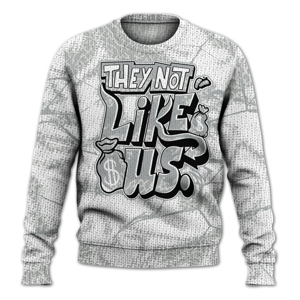 Sweater To Match Retro Pure Money 3s - Dislike Us Crack Graphic