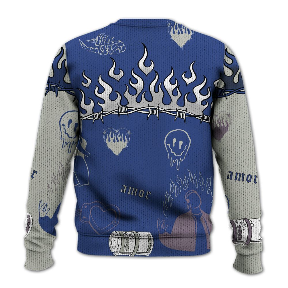 Sweater To Match Low OG Voodoo Alternate 1s - Snake Trust No One Graphic