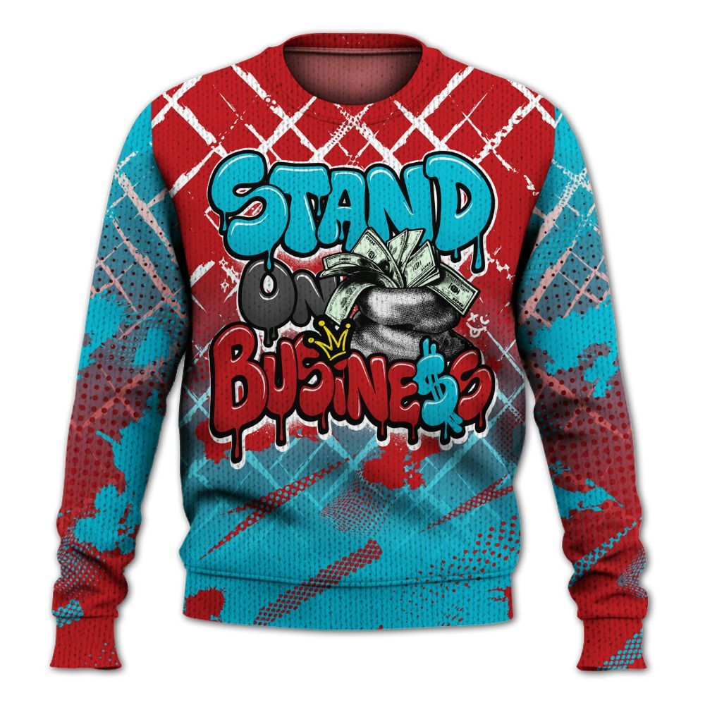 Knitted Sweater To Match Dunk Low Fruity Pebbles - Halftone Stand Business Dripping