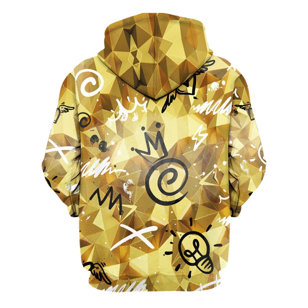 Hoodie To Match NET Gold 4s - Drip Been Di2ferent All Over Print