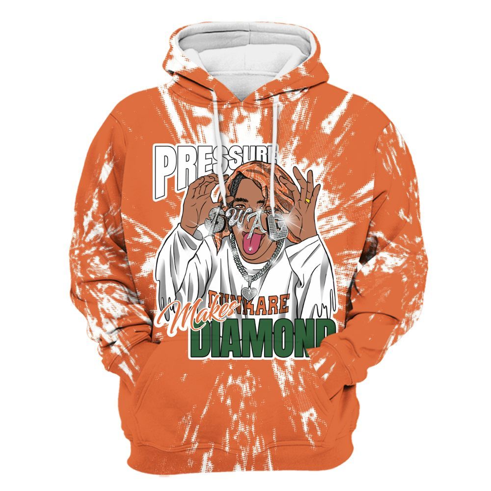 Hoodie To Match Low Miami 5s - Pressures Makes Hoodie To Match Lux All Over Print