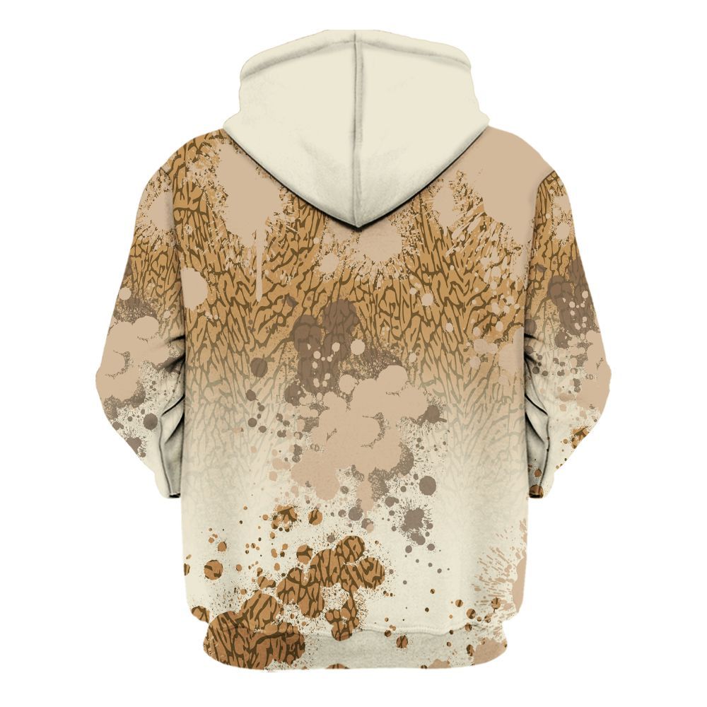 Hoodie To Match Orewood Brown 3s - Trust No One Scary All Over Print