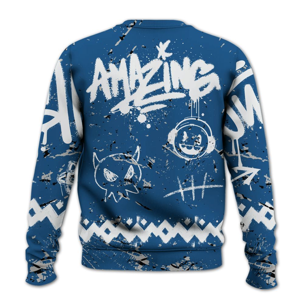 Sweatshirt To Match Wizards 3s - Friday Sneaker Crayon All Over Print