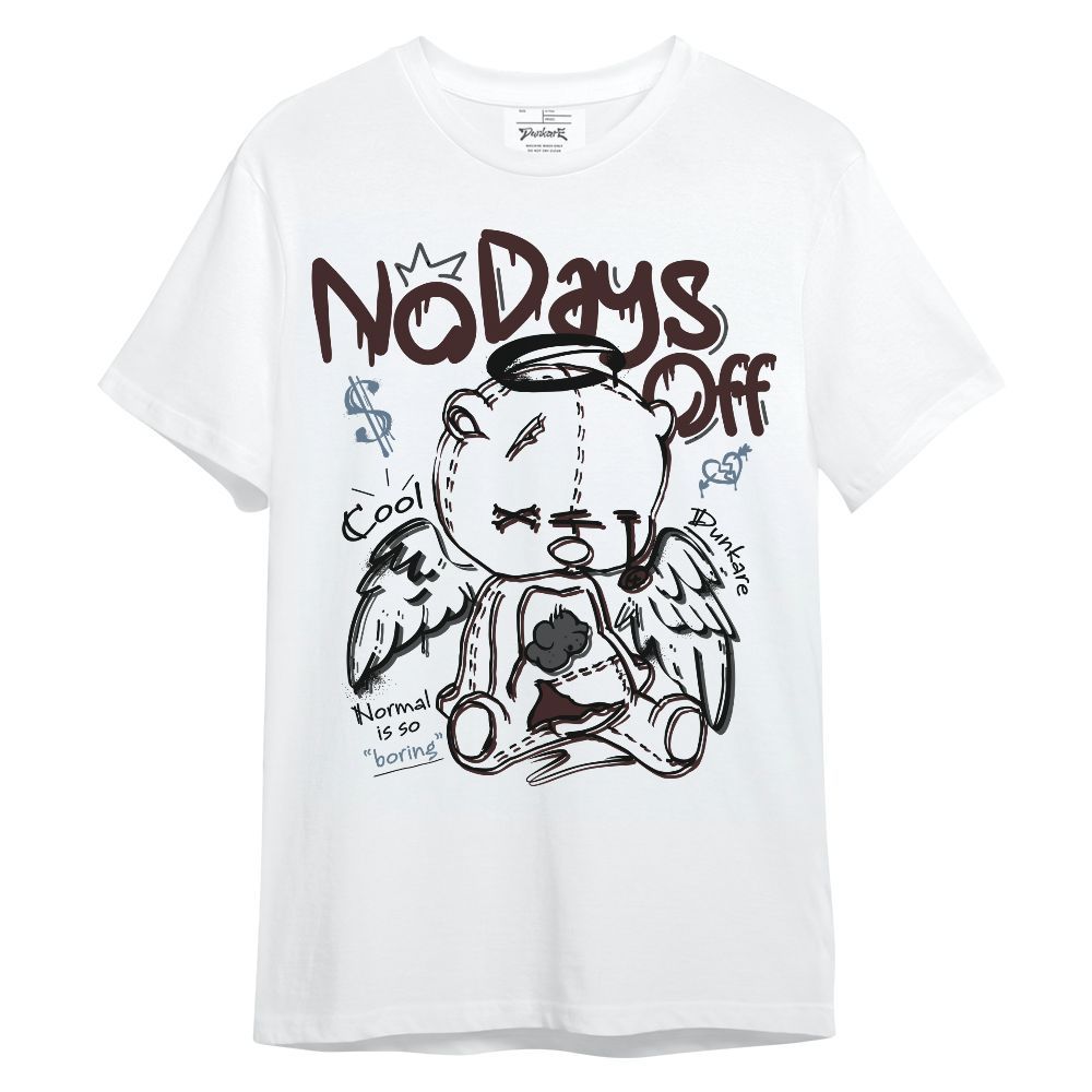 Shirt To Match Burgundy 5s - No Days Off Unisex Shirt