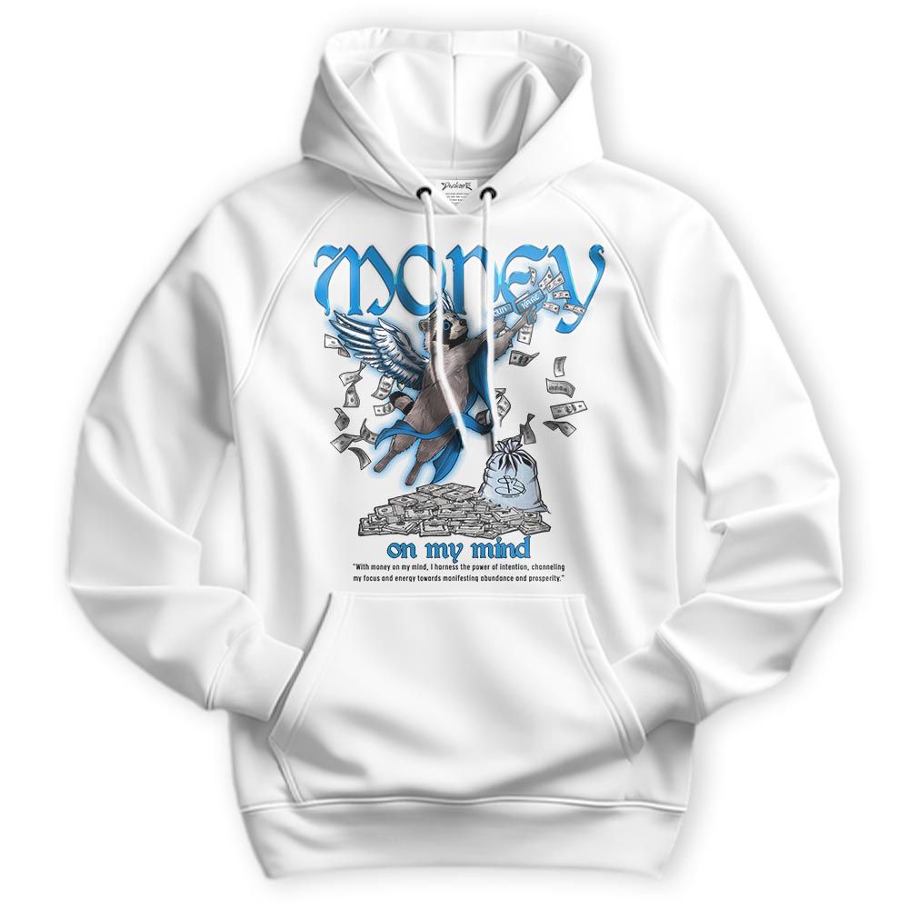 Sweatshirt To Match Industrial Blue 4s Hoodie - Money On My Mind Raccoon Hoodie Unisex