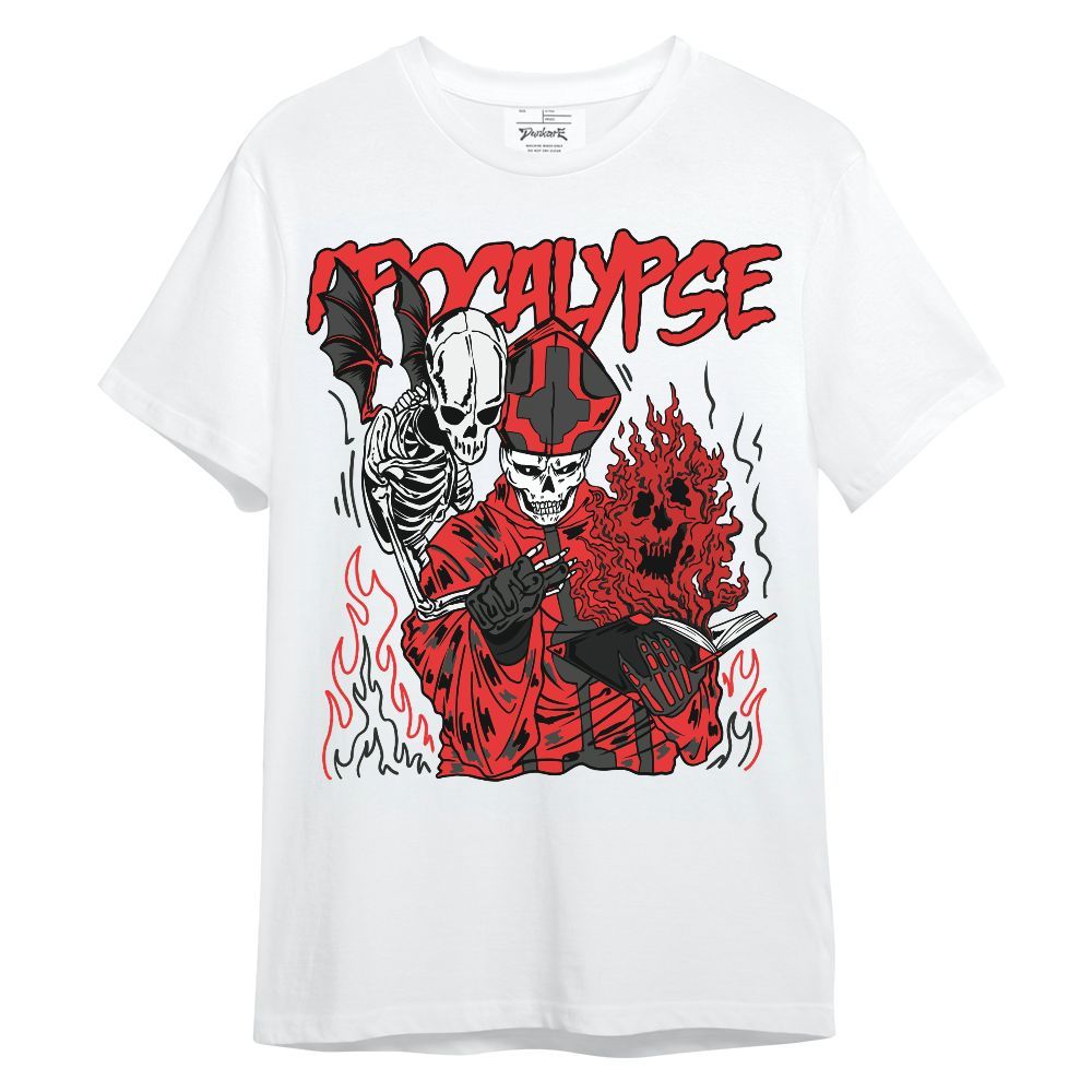 Shirt To Match Red Thunder 4s - Apocalypse Skeleton Unisex Shirt