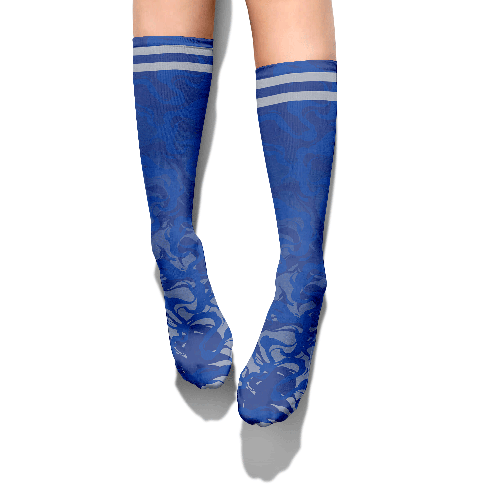 Sock To Match Air Foamposite One Royal - Color Smoke Graphic Unisex