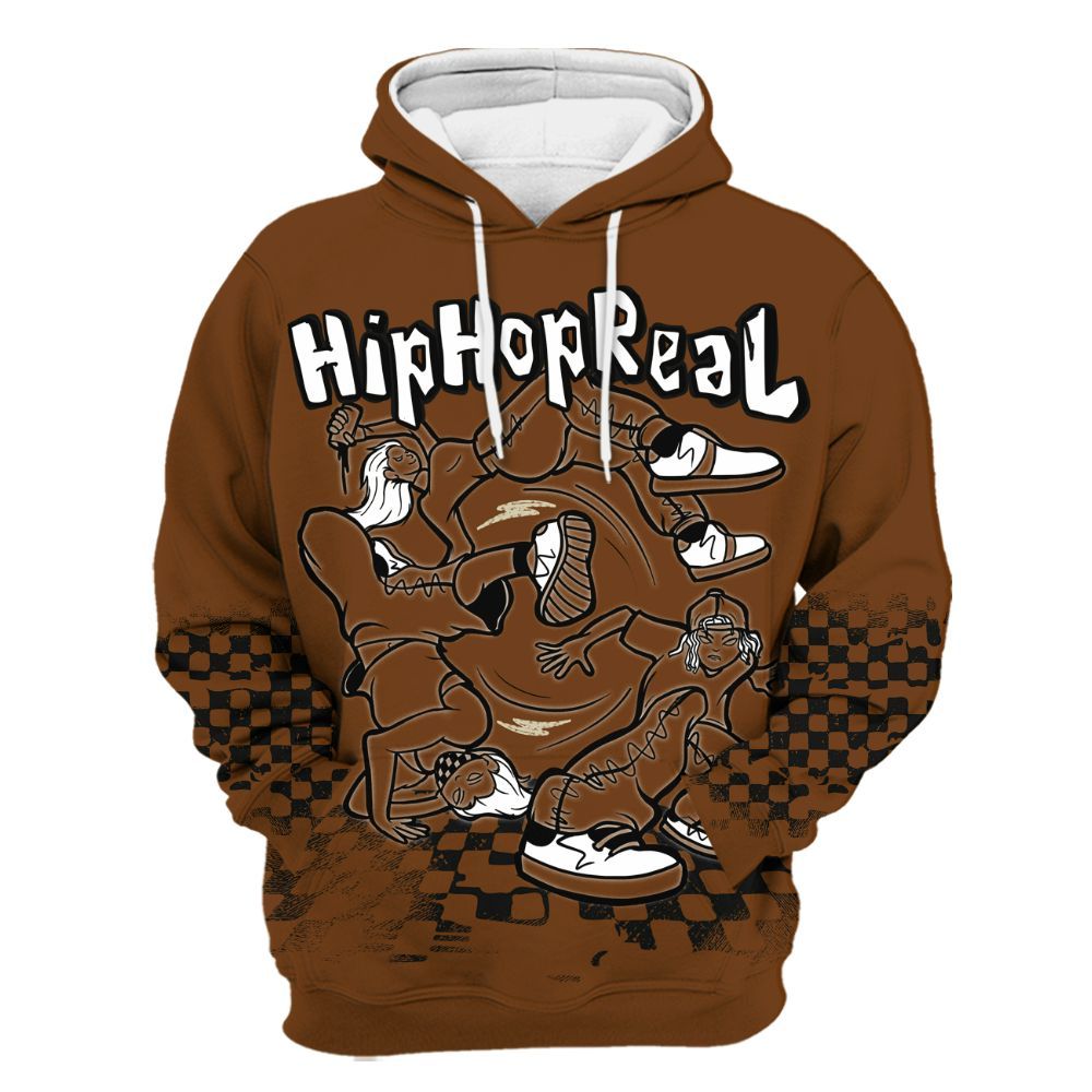 Hoodie To Match Archaeo Brown 5s - Feel Life Street Style All Over Print