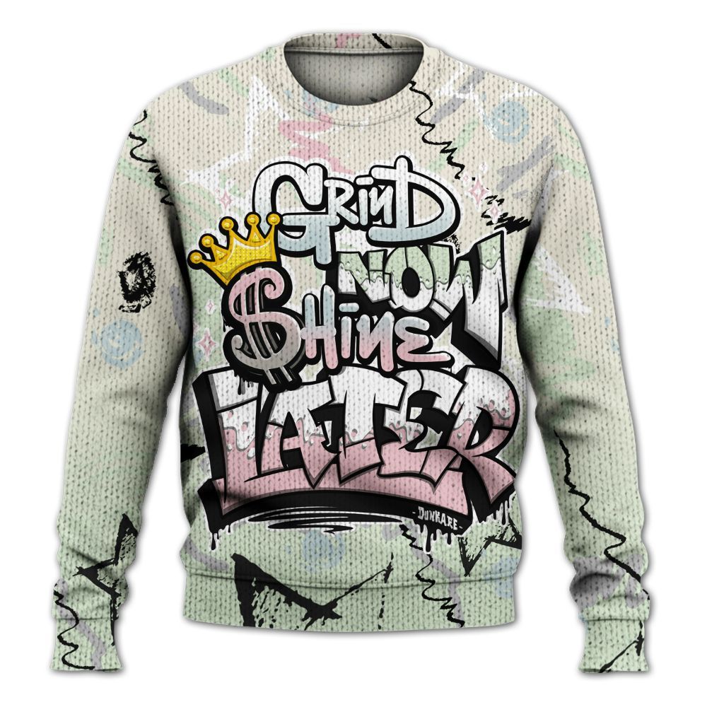 Sweater To Match Spring Is In The Air 3s - Grind Shine Later Drip Graphic
