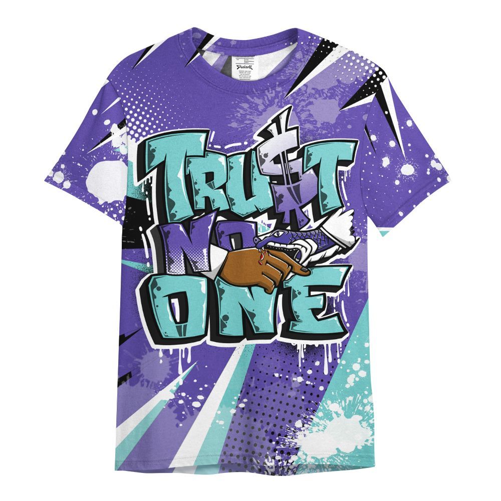 Shirt To Match Low Hornets 1s - Poly Trust No One Dripping All Over Print