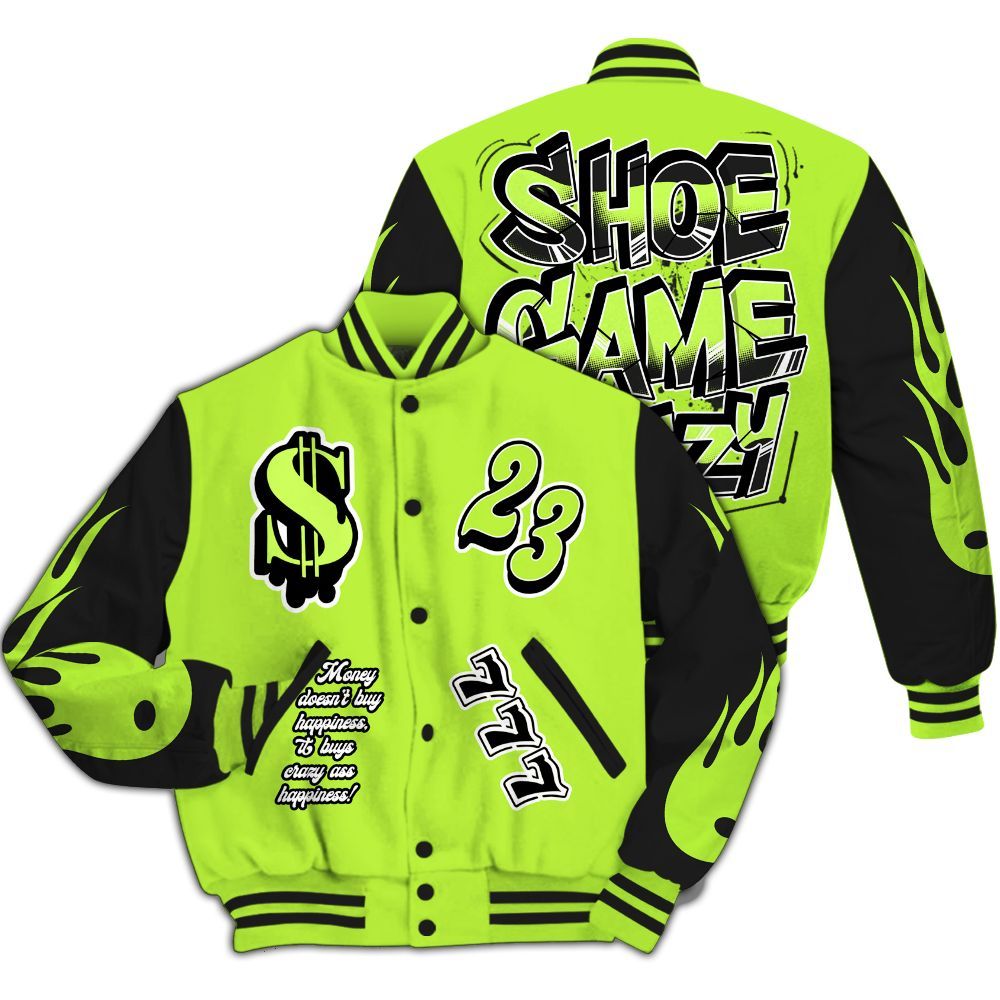 Varsity Jacket To Match Air Force 1 Low Dance Volt - Shoe Game Crazy Graphic All Over Print