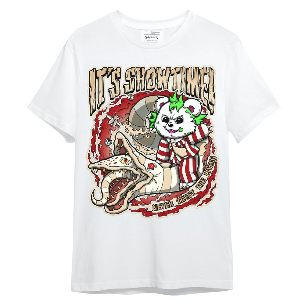 Shirt To Match Dunk Low Strawberry Waffle - Showtime Beetle Juice Bear Halloween Unisex Shirt