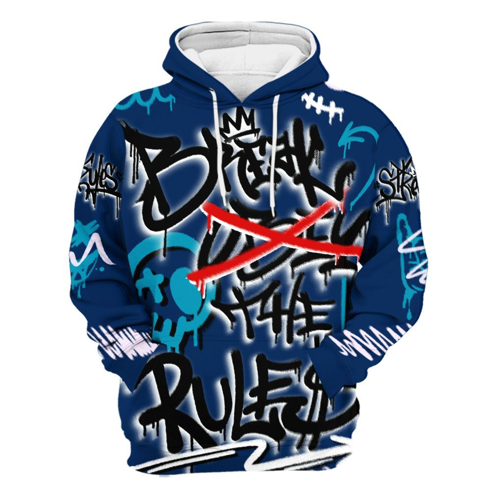 Hoodie To Match Kobe 5 X-Ray - Break Rules Streetwear All Over Print