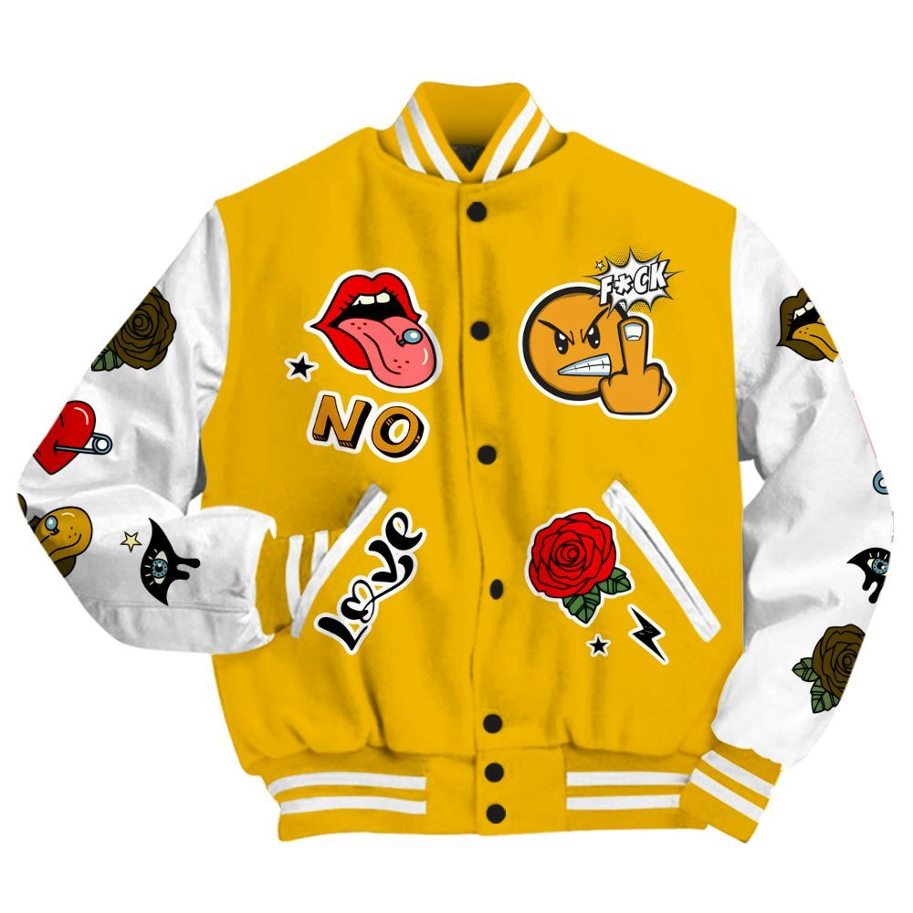 Varsity Jacket To Match Del Sol 13s - FK Around Find Out All Over Print