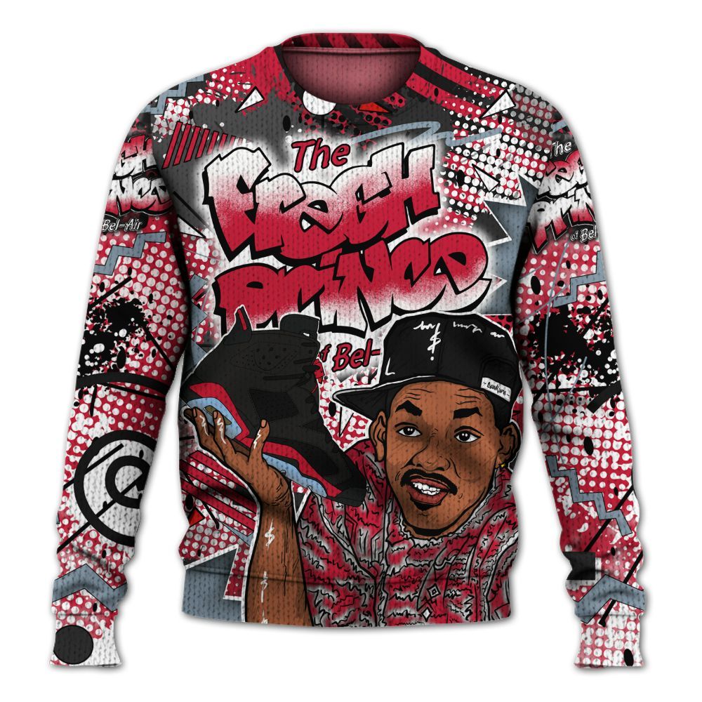 Sweater To Match Retro Infrared Salesman 6s - Fresh Sneaker Lick Graphic