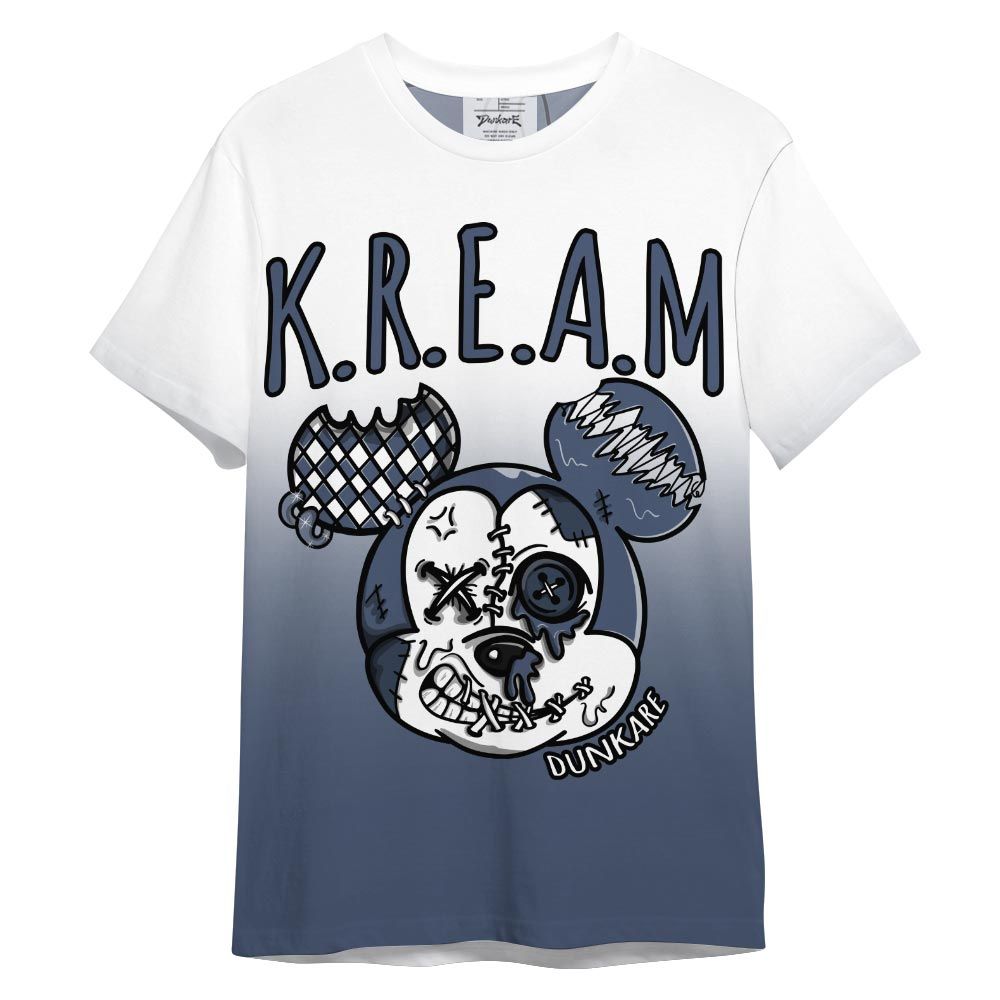 Shirt To Match Low Diffused Blue 11s - Kream Dripping Shirt Outfit 1505 NCT