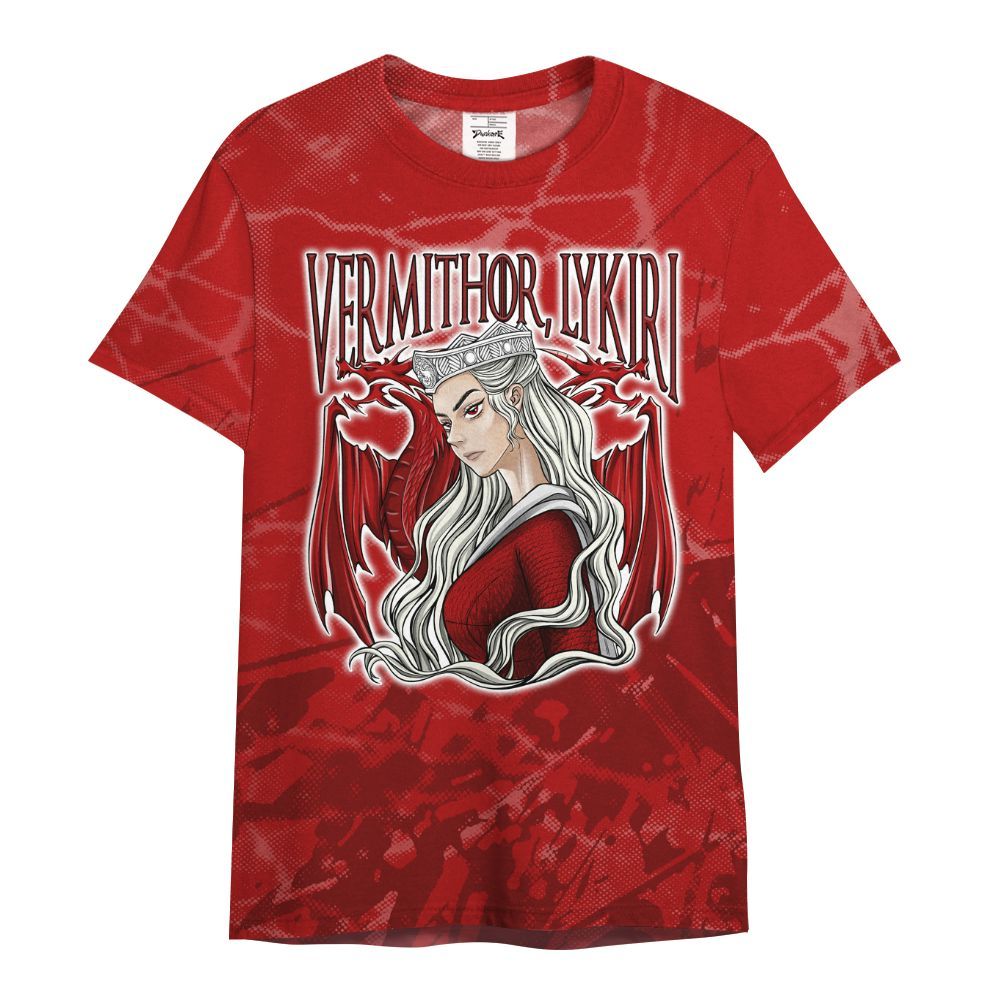 Shirt To Match Red Taxi 12s - Dragon's Mom! Profound All Over Print