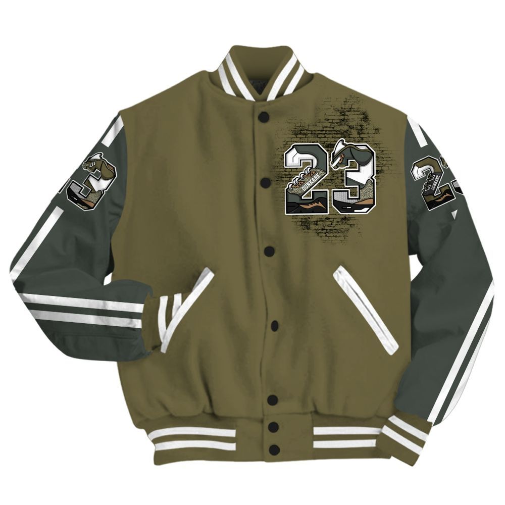 Varsity Jacket To Match Retro Family Affair 3s - Custom Name Number 23 5s All Over Print